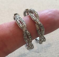 Braided hoop earrings for sale  West Nyack