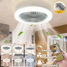 LAMPADA VENTILATORE PLAFONIERA LED DA SOFFITTO E27 REGOLABILE CON TELECOMANDO comprar usado  Enviando para Brazil
