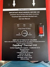 Aquecedor externo Zappbug aquecedor de cerâmica PTC-150G SOMENTE novo comprar usado  Enviando para Brazil