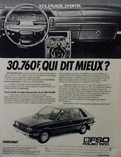 Publicite voiture fso d'occasion  Montluçon