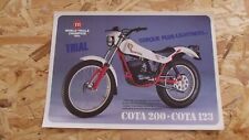 Catalogue brochure moto d'occasion  Vaison-la-Romaine