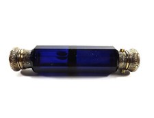 LINDO FRASCO DE PERFUME DUPLO EM AZUL COBATE REF 860/2 comprar usado  Enviando para Brazil