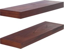 dark wood shelves for sale  SALFORD