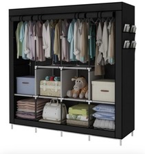 Usado, Guarda-roupa portátil prateleiras organizador de armazenamento de roupas comprar usado  Enviando para Brazil