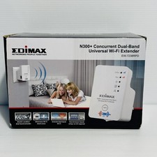 Plugue extensor sem fio simultâneo Edimax banda dupla 2.4Ghz 5Ghz N300 EW-7238RPD comprar usado  Enviando para Brazil