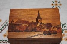 Petite boîte marqueterie d'occasion  Zillisheim