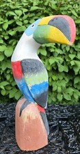 Wooden handpainted bird for sale  Rockford