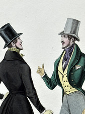 Estampe aquarellée xixe d'occasion  Neuilly-Plaisance