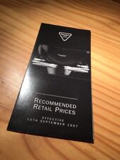 Triumph prospectus prospekt d'occasion  Decize