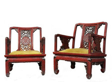 Fauteuils chinois laque d'occasion  Marseille X