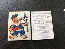 Figurina scudetto mascotte usato  Sassari