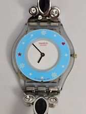 Relógio de quartzo feminino 2008 Swatch Skin SFN118 Color Street fabricado na Suíça 34 mm comprar usado  Enviando para Brazil