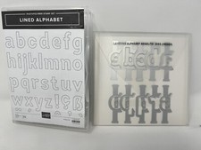 Stampin lined allhabet for sale  Fairfield