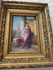 Tableau peinture porcelaine d'occasion  Paris-