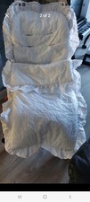 Broderie anglaise white for sale  PRESCOT