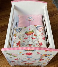 Puppenbett vintage handgemacht gebraucht kaufen  Hamburg