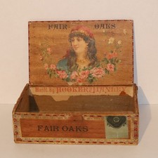 Caixa de charutos Fair Oak madeira Minnesota comprar usado  Enviando para Brazil