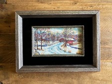 Small painting winter for sale  Pittsford