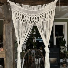 Macrame curtain window for sale  Litchfield