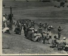 1929 Press Photo civis atiram com atiradores da Marinha no campo de rifle estadual comprar usado  Enviando para Brazil