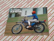 Kawasaki brochure ke125a for sale  HUDDERSFIELD