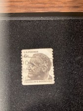 Raro autêntico Franklin D Roosevelt selo postal dos EUA 6 centavos, usado comprar usado  Enviando para Brazil