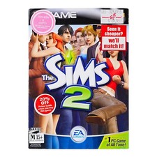 The Sims 2 (PC, 2004) com estojo e caixa originais folheto vintage 4 discos comprar usado  Enviando para Brazil