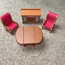 Usado, Cadeira Buffet Fisher Price Loving Family Sala de Jantar Vermelha 2008 Mesa Folha Gota comprar usado  Enviando para Brazil
