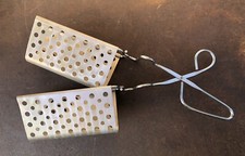 Usado, Utensílio de cozinha cesta fritadeira aço inoxidável conchas TACO & TORTILLAS comprar usado  Enviando para Brazil