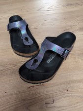 Birkenstock gizeh iridescent gebraucht kaufen  Fehrb.,-Winzeln