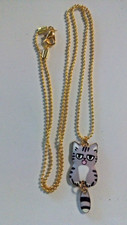 anhanger katze gold gebraucht kaufen  Dresden