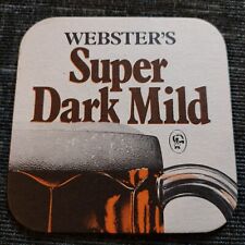 Websters beer mat for sale  BRIDLINGTON
