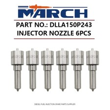 Usado, 6 peças ponta de bico injetor de combustível diesel DLLA150P243 para Sinotruk howo shacman F2000 comprar usado  Enviando para Brazil