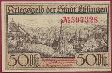Notgeld esslingen pfennig gebraucht kaufen  Ettlingen
