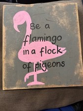 Flamingo decorative plate for sale  LONDON