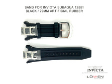 Autêntica pulseira de relógio Invicta Subaqua 12881 preta borracha artificial 29 mm comprar usado  Enviando para Brazil