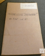 Manuel mitrailleuse browning d'occasion  France
