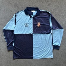 Camisa de futebol vintage anos 90 Croydon FC Home manga longa #15 (L) azul comprar usado  Enviando para Brazil