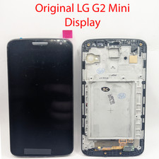 Original LG G2 Mini Display LCD TouchScreen Glas Scheibe Rahmen Frame schwarz comprar usado  Enviando para Brazil