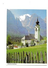 Kolfuschg - Kościół parafialny - Dolomity - Widokówka - nieobiegowa - około 1980 roku na sprzedaż  Wysyłka do Poland
