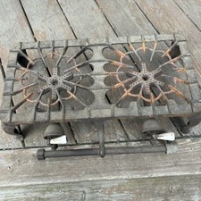 Placa de fogão vintage Griswold #32 gás 2 queimadores ferro fundido acampamento cozinha enlatada comprar usado  Enviando para Brazil
