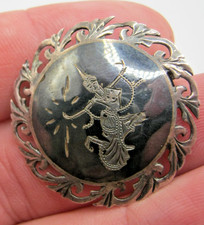 Vintage niello silver for sale  UK