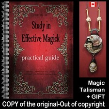 livro antigo magia ocultismo esotérico manual prático guia mágico manuscrito comprar usado  Enviando para Brazil