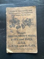 Winget concrete mixer for sale  NORWICH