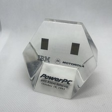 Chips de processador Motorola IBM Apple PowerPC 603 - Primeiro peso de papel de CPU de silicone, usado comprar usado  Enviando para Brazil