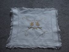 Antique hand embroidered for sale  BRIGHOUSE