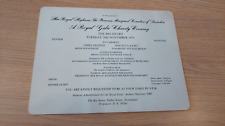 Ingresso raro 1979 jantar dança em Nottingham três graus casco de vara Brian Clough comprar usado  Enviando para Brazil