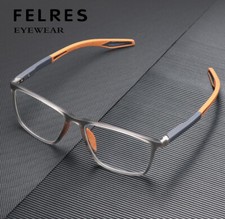 Óculos ópticos masculinos TR90 anti-luz azul lente transparente armações de óculos esportivos comprar usado  Enviando para Brazil