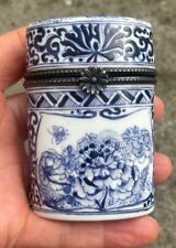 Pilulier ancien porcelaine d'occasion  Bordeaux-