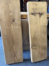 Rustic oak shelf for sale  LEICESTER